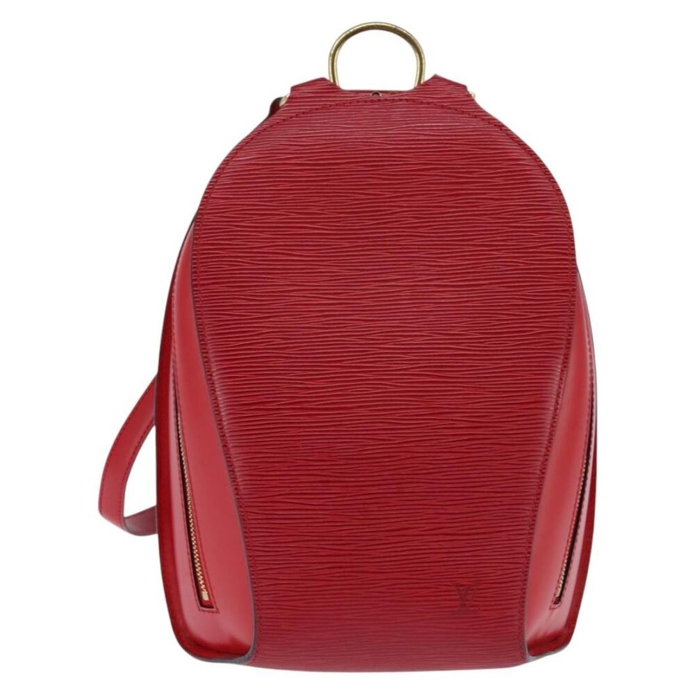 Louis Vuitton Epi Mabillon Backpack Castilian Red